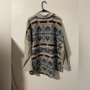 Boho boutique shacket